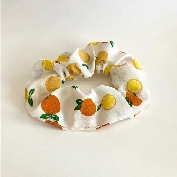 Woman | Scrunchies with Fruit Prints | Set of 5 - Picture 16 of 16